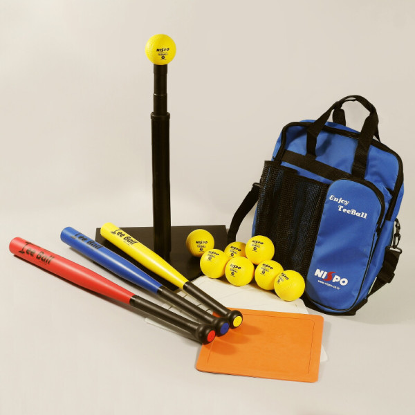 [오늘출발] 니스포 니스포 티볼세트 경기용 뉴스포츠 배트 배팅티 베이스 공 야구형게임