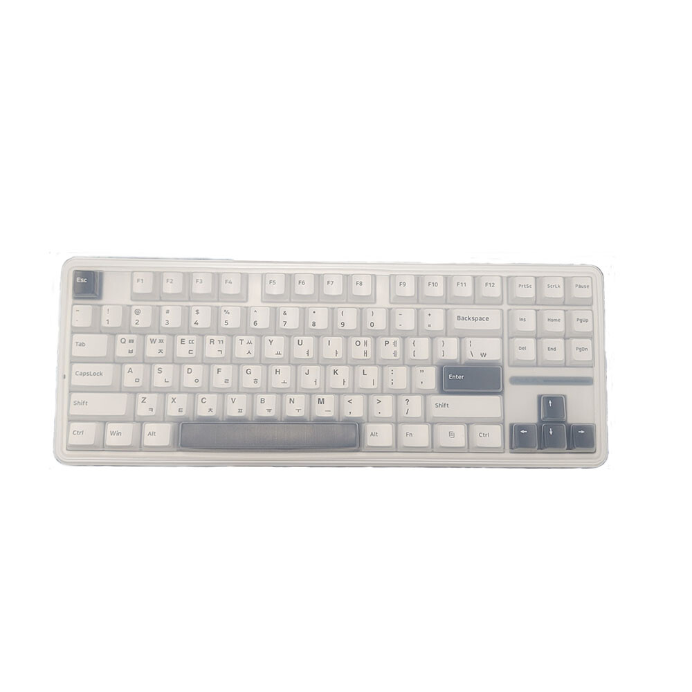 [오늘출발]투포인츠 독거미 AULA F87 Pro 키보드 키스킨 커버 고급 TPU 고탄력 방수