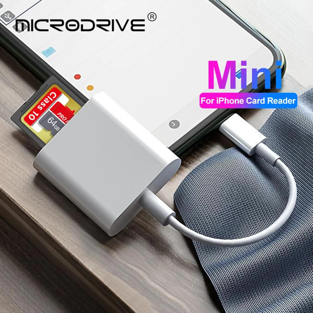 [오늘출발] 야외야광플래티 Miro Mini SD 카드용 USB 허브 카드 리더 플래시 어댑터 휴대폰 패드용 슬롯 2 개 in 1