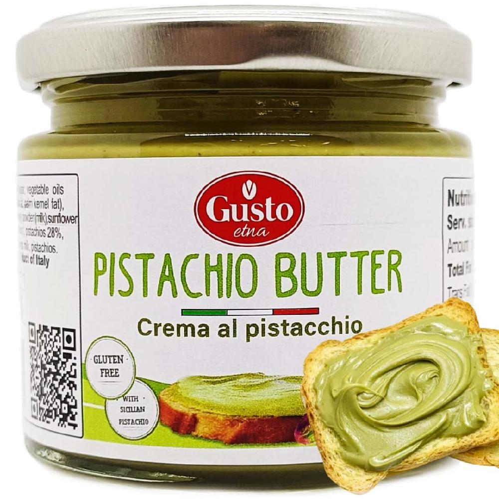 피스타치오 스프레드 크림 소스 너트 버터 190g 달콤한 시칠리아 페이스트 이탈리아산 구스 피스타치오 버