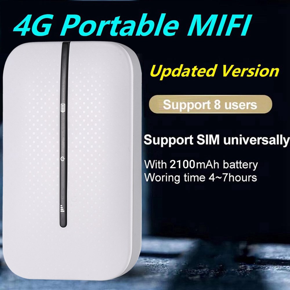 4G Mifi 와이파이 라우터 150Mbps 모뎀 자동차 모바일 무선 핫스팟 Mifi SIM 카드 슬롯 프로모션