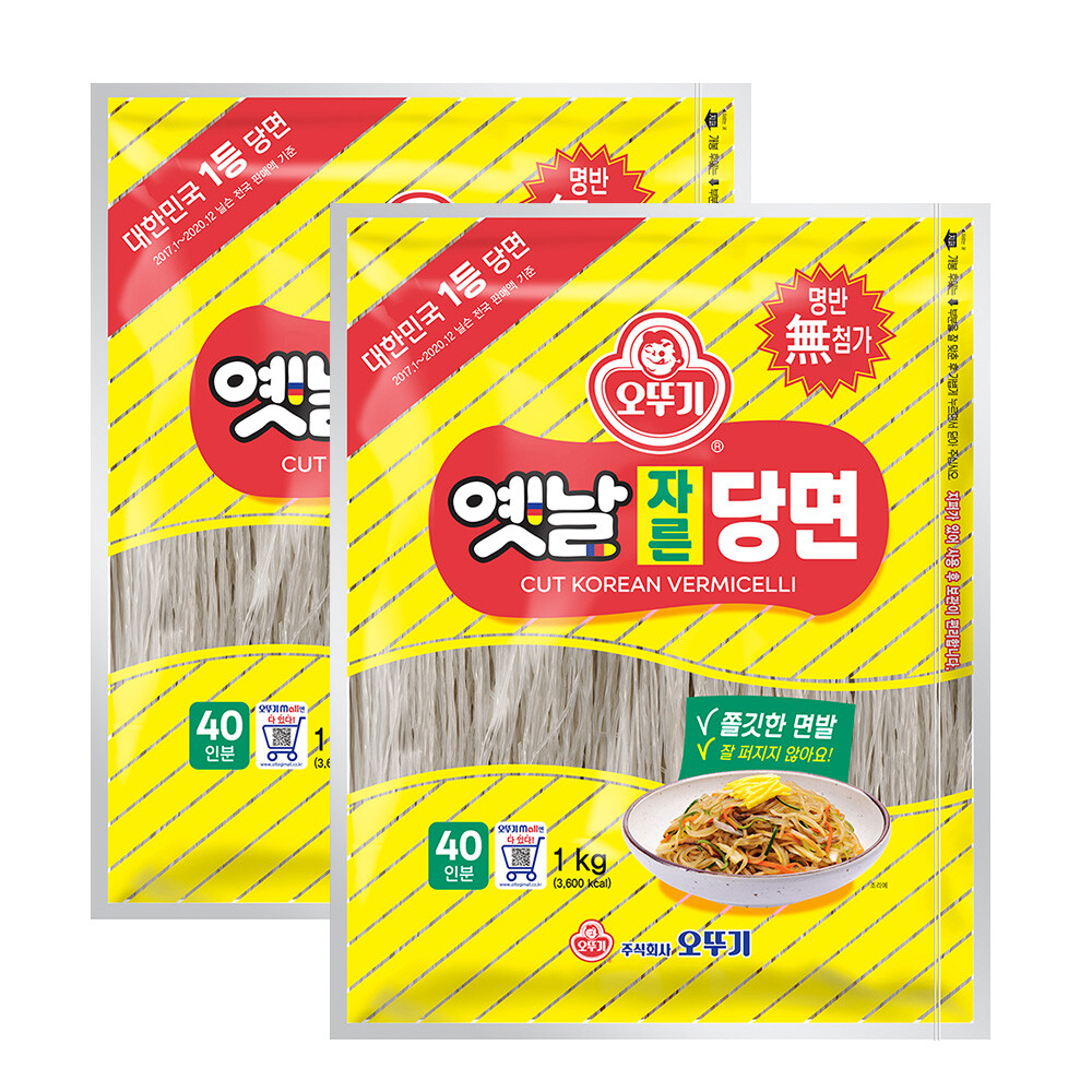 [오늘출발] 오뚜기 오뚜기 옛날자른당면(국내) 1KG x 2개