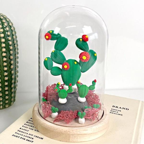 초등 클레이 인테리어 아크릴 돔 만들기 5인용 초1 노인정 엄마표 문센 유아미술키트