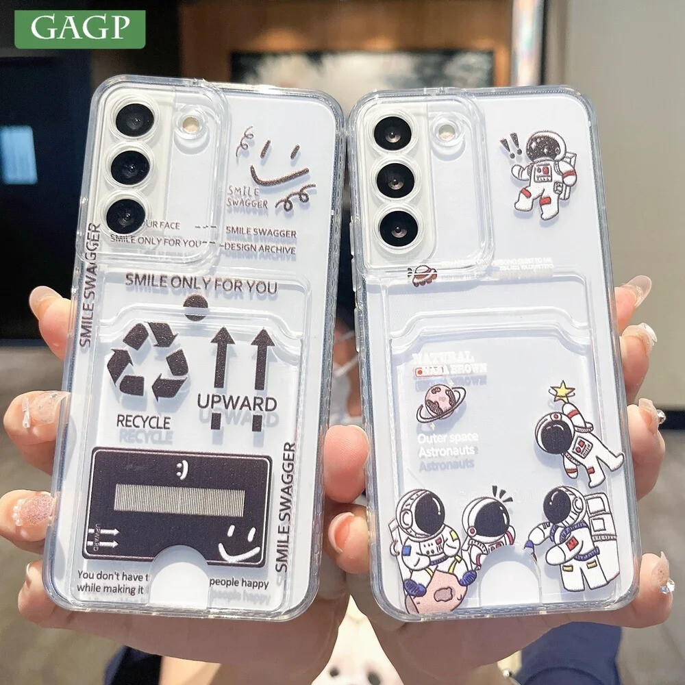 [오늘출발] [호환] 하트가드플러스남녀공용 만화 우주 비행사 귀여운 꽃 카드 슬롯 케이스 삼성호환 호환호환 호환 A54 A14 A3