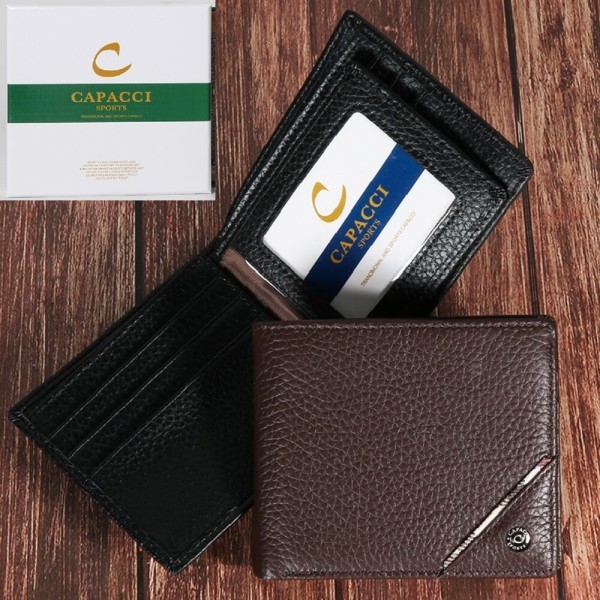 [오늘출발] 편안한 사용 돈들어오는 가파치 가죽 남성 지갑 사용편한 카드슬롯 반지갑 인기