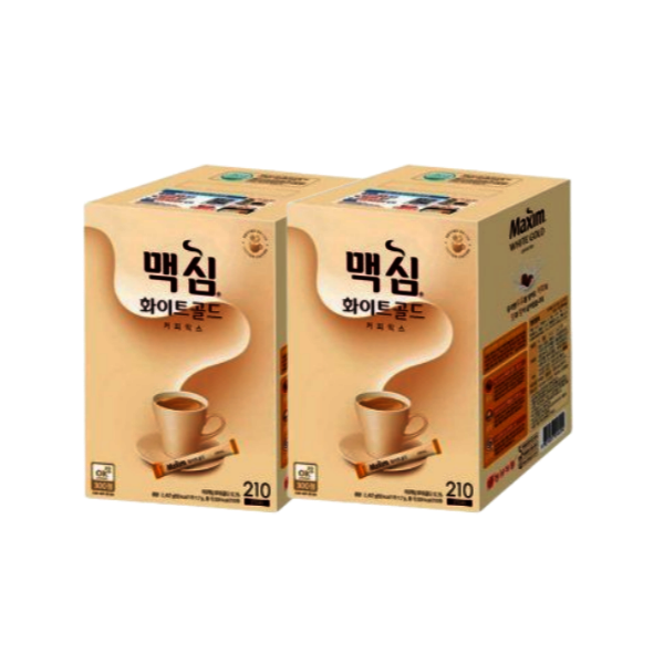 맥심 동서식품 화이트모카 210개입 2박스 당일배송 빠른배송