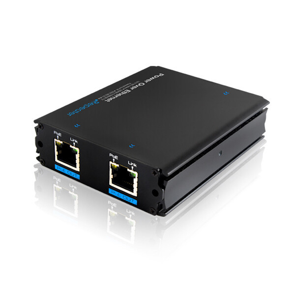 [이지넷유비쿼터스][오늘출발] 넥스트유 무료배송 NEXT-POE202EX 산업용 1:2 POE 300M 거리연장기 영하 40도 영상75도 극한온도 사용