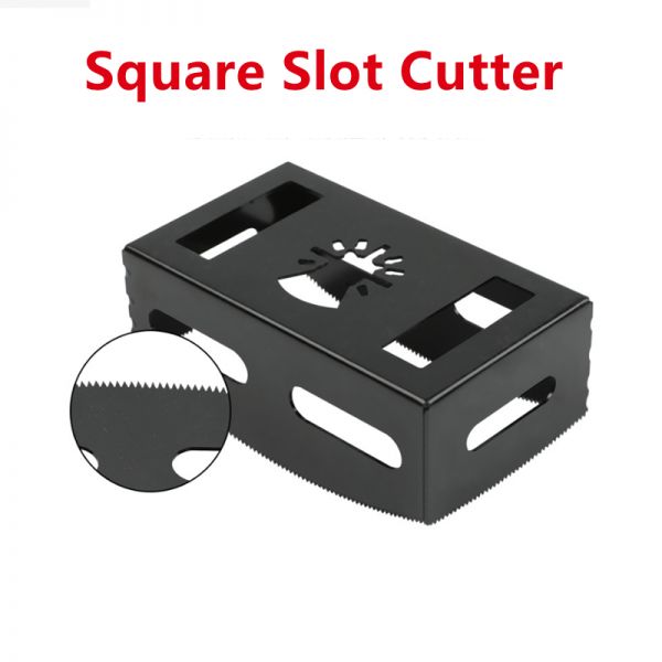 범용 보물 목공 스퀘어 홀 톱날 슬롯 도구 스윙 커터 1 개