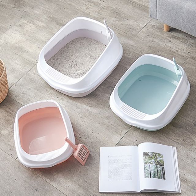 [오늘출발] 변기 배변 대형 평판형 화장실 오픈형 리터락커 고양이 통