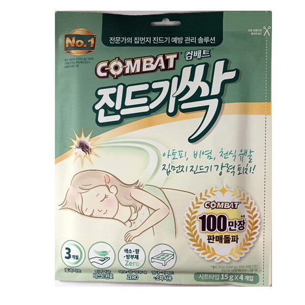 [오늘출발] 헨켈 컴배트 진드기싹 시트 4p _