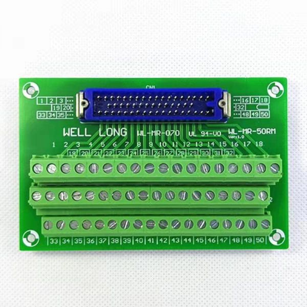 MR50M MR50RMD2 IO 인터페이스 모듈 Male Header Breakout Board Terminal Block Connector.