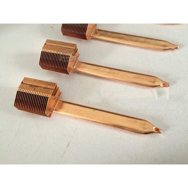 용접 라디에이터 냉각 부품 히트 파이프 라디에이터 플랫 핀 빠른 무료 배송