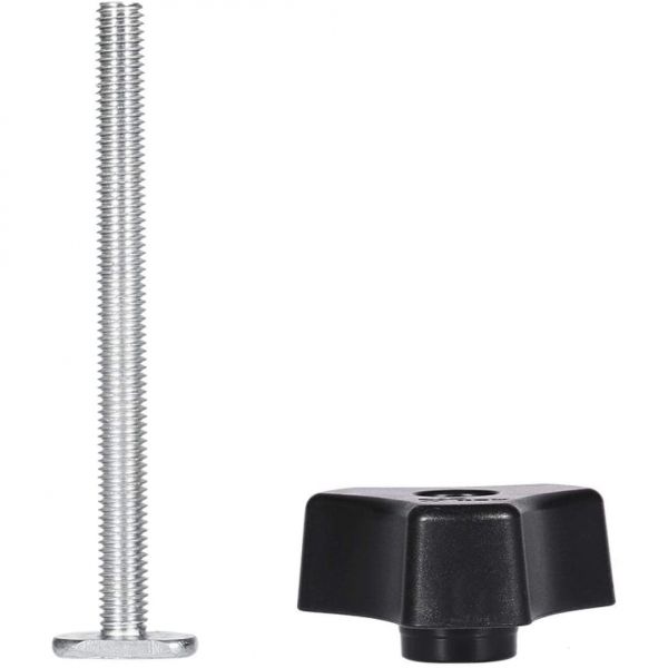 T 트랙 홀드 다운 클램프 슬롯 목공 공구용 메탈 퀵 액팅 세트T 스크류 및 플라스틱 노브 너트