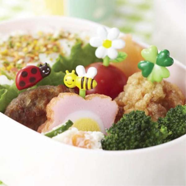 허니플라워 캐릭터 도시락 반찬칙 8개 반찬픽 데코픽 주방용품 다과용 R186787218