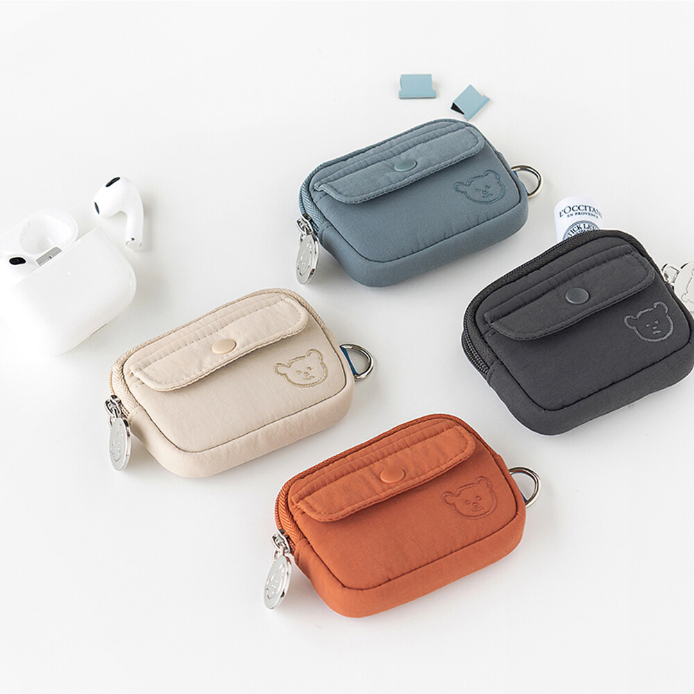 [오늘출발] 로마네 365 포켓 에어팟 갤럭시 버즈 파우치 차콜