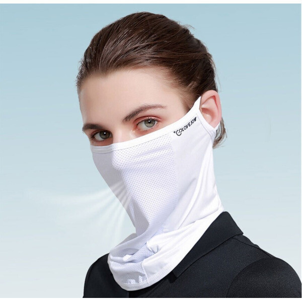 쿨 마스크 골프 스포츠 얼굴가리개 자외선차단 쿨워머 메쉬 에어로 햇빛차단 냉감 등산 안면 여름 자전거