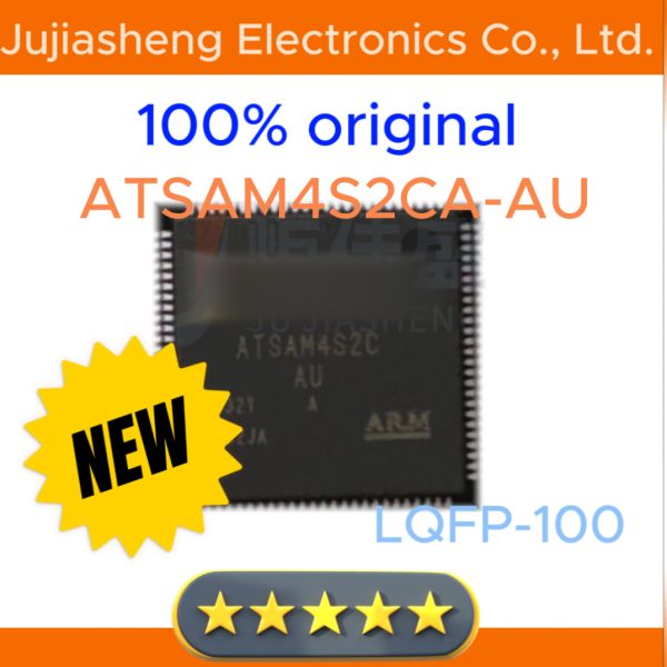 [해외] ATSAN4S2 LQFP-100 MCU 플래시 IC 전자 부품 정품 ATSAM4S2CA-AU 32BIT 128KB 2-20 개 신제품
