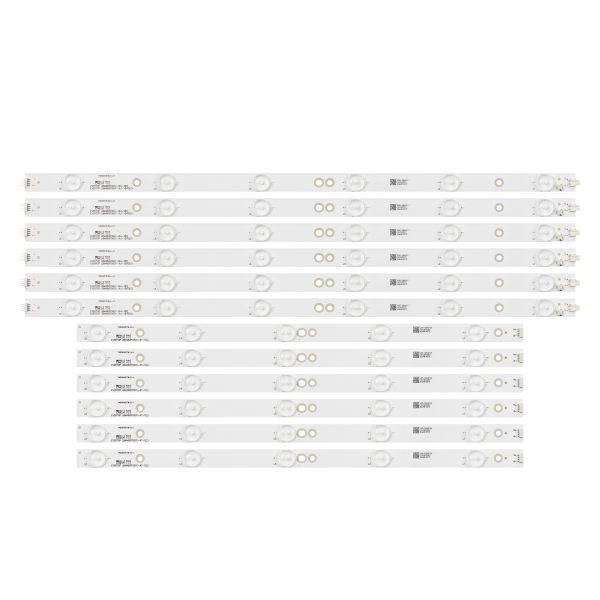 [해외] 12pcs LED 백라이트 스트립 샤프 LC-46LD266K 46PFL3218K LE46A31S LBM460P0601-BU-3 R AU-1 LBM460P0501-A