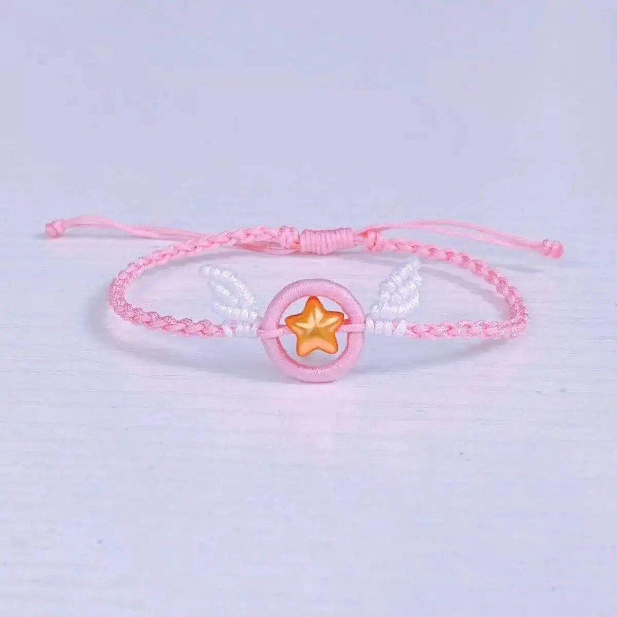 애니메이션만화카트캡터체리 애니메이션 카드 캡터 키노모토 사쿠라 매직 완드 스타 코스프레 손으로 짠 로