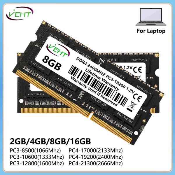 비 ECC 노트북 메모리 램 DDR3 DDR3L DDR4 4GB 8GB 16GB PC3 PC3L 1333 1600Mhz PC4 2133 2400 2666Mhz S