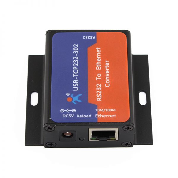 [해외] USR-TCP232-302 RS232-TCP IP 변환기 직렬-이더넷 지지대 DNS DHCP 내장 웹지
