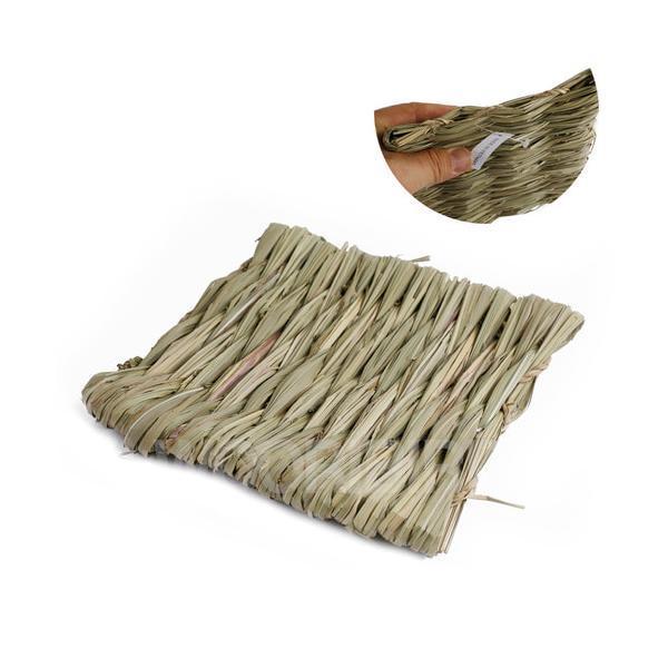 [오늘출발] 촘촘한 티모시 짚 방석 15cm x 15cm 앵무새 메추리 소동물용 천연방석