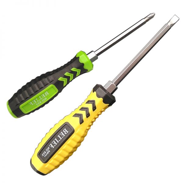 휴대용 강력 마그네틱 크로스 슬롯 더블 스크루 드라이버 헤드 6x100 6x125 6x150mm PH2 수동 도구 무료