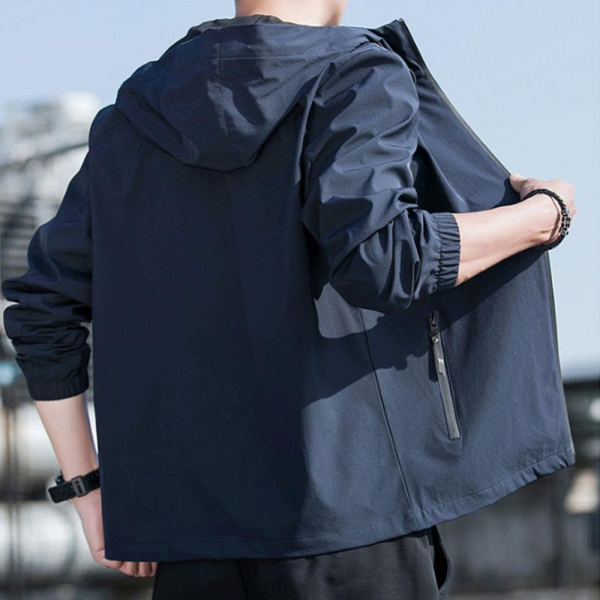 남자 간절기 주말 등산 캠핑 집업 자켓