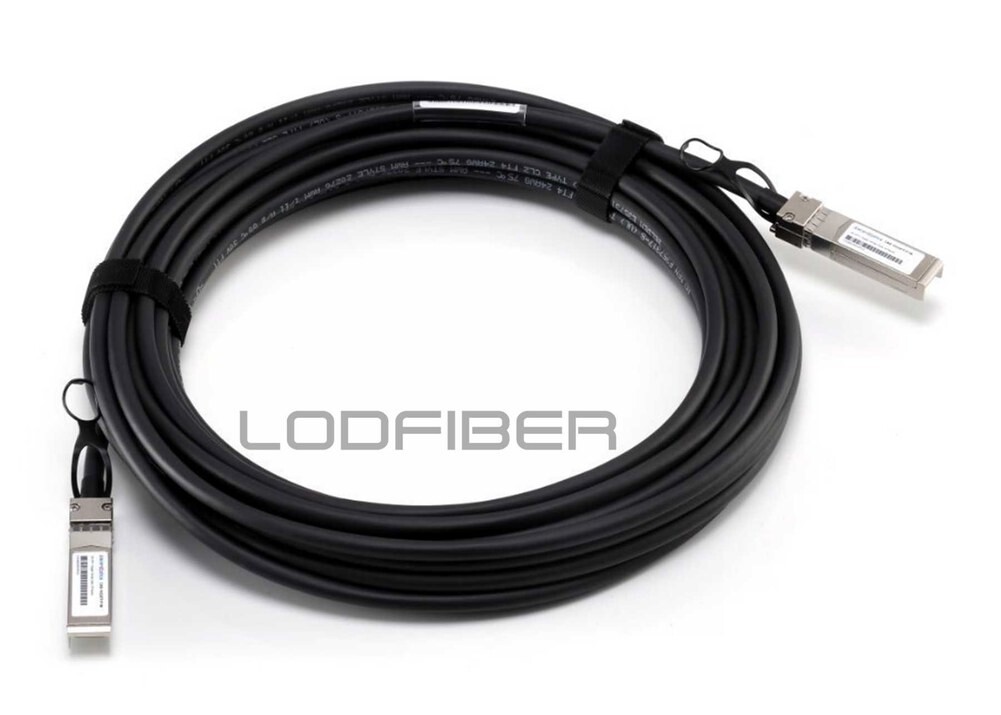 [호환] LODFIBER 0.5m (2ft) EX-SFP-10GE-DAC-50CM J-u-n-i-p-e-r 네트워크 호환 10G SFP + 수동 직접 연결 구리