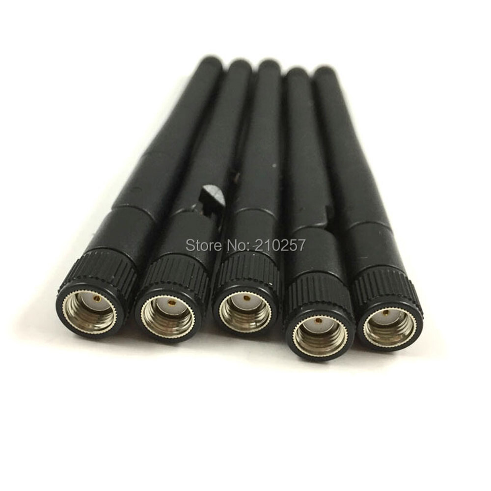 무료 배송 5pcs 433MHz 안테나 3dbi RP-Sma 남성 플러그 접이식 공중 옴니