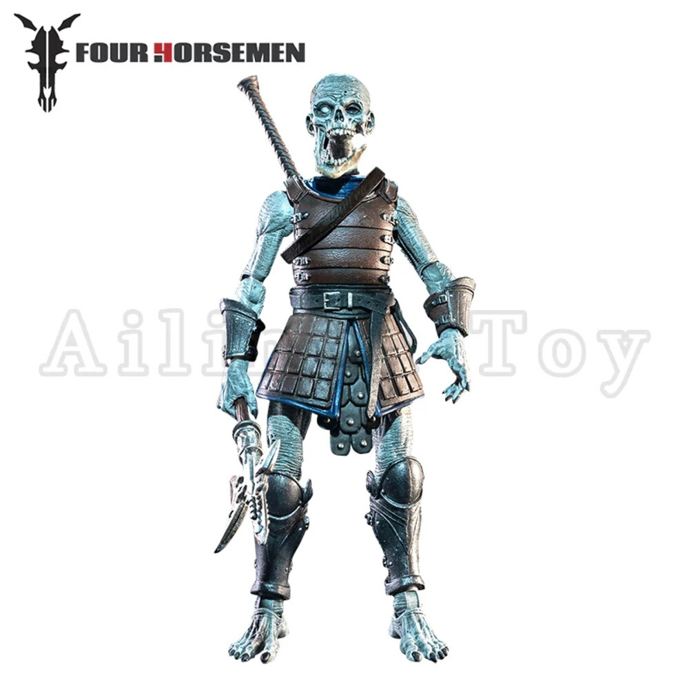 네개의 기병 스튜디오 신화 군단 1/12 액션 피규어 네크로노마이너스 언데드 빌더 팩 애니메이션 6 인치 선