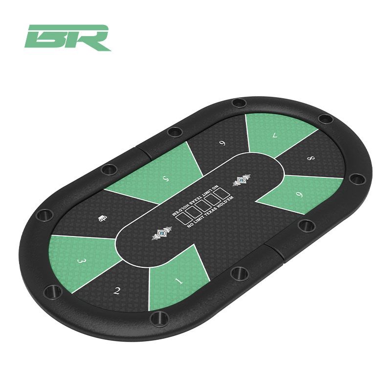 홀덤테이블 플레이 매트 보드게임 홀덤 용품 접이식 200x100녹색