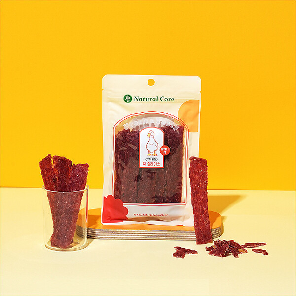 [오늘출발] 네츄럴코어 네츄럴코어 씹기편한 덕슬라이스 55g 소프트한 타입의 식감 강아지 간식
