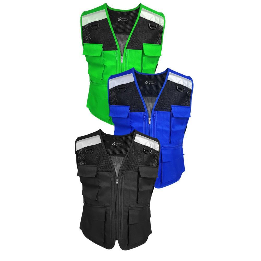 블루 인력사무실 단체 야광 전띠 일꾼 칼라조끼 알바 요원 작업장 행사단체복 진행요원 봉사 스텝