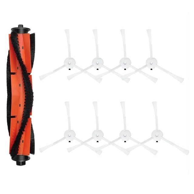 Lydsto W2 올인원 자체 청소 및 비우기 로봇 진공 청소기 부품 용 롤러 메인 브러시 사이드 교체 1 세트 호