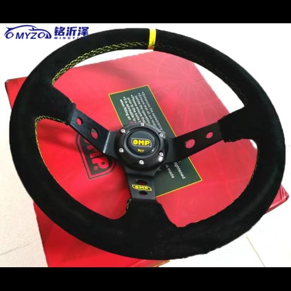 유로트럭핸들 레이싱휠 운전대 레이싱핸들 게임 장비 범용 스티어링 휠 스웨이드 드리프트 심 레이싱 플랫