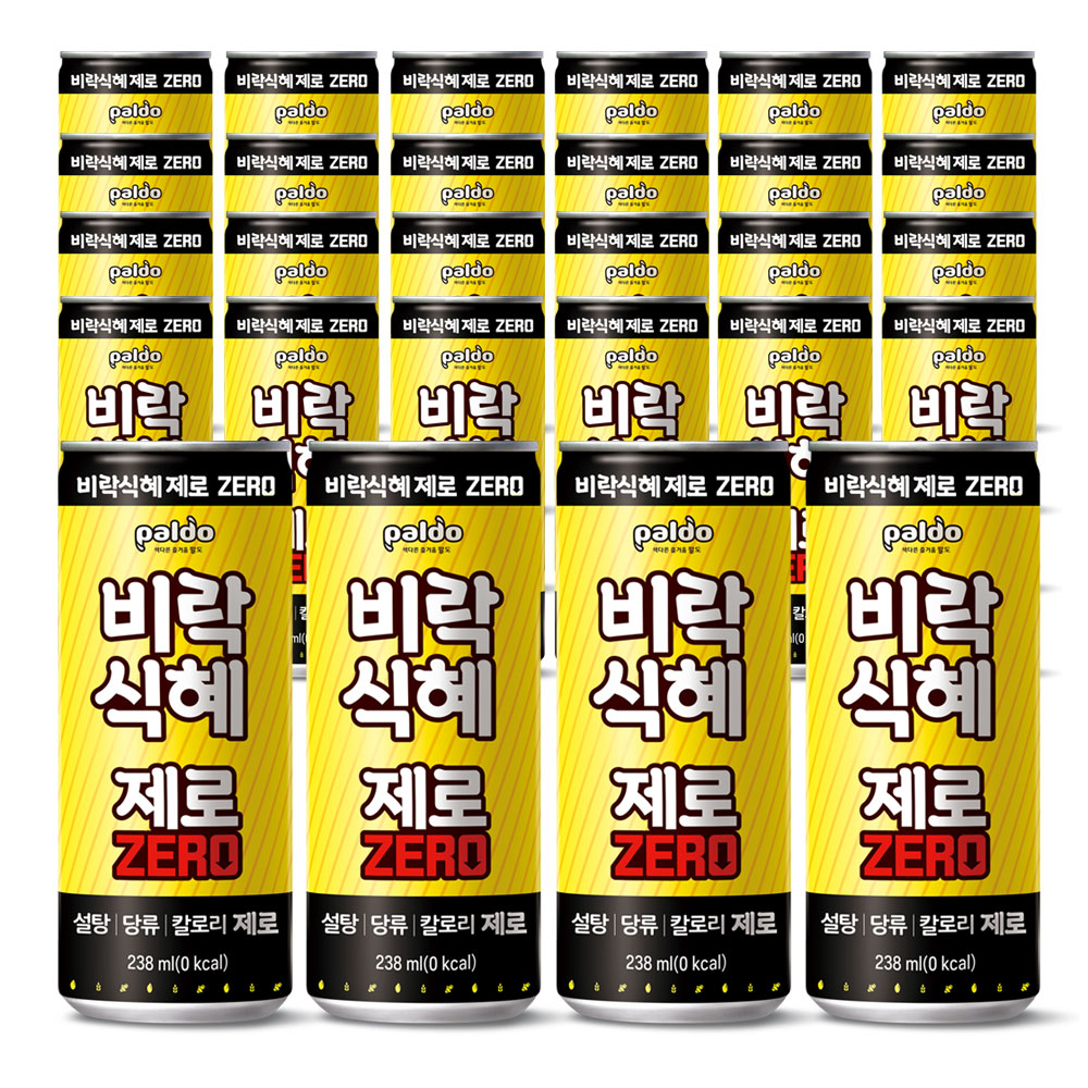 팔도 비락식혜 제로 슬림 238ml 28개