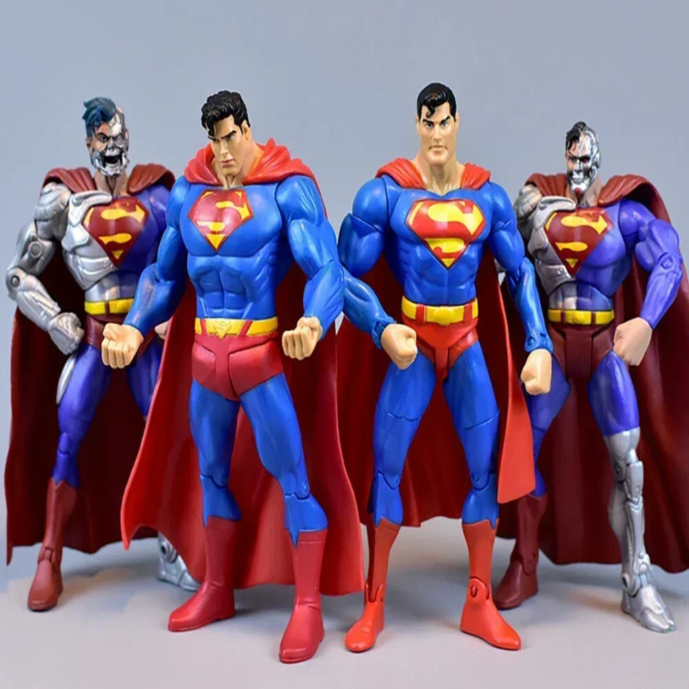 저스티스리그 맥팔레인 장난감 저스티스 리그 좀비 슈퍼맨 액션 피규어 소장 배트맨 차고 키트 DC 선물 15c