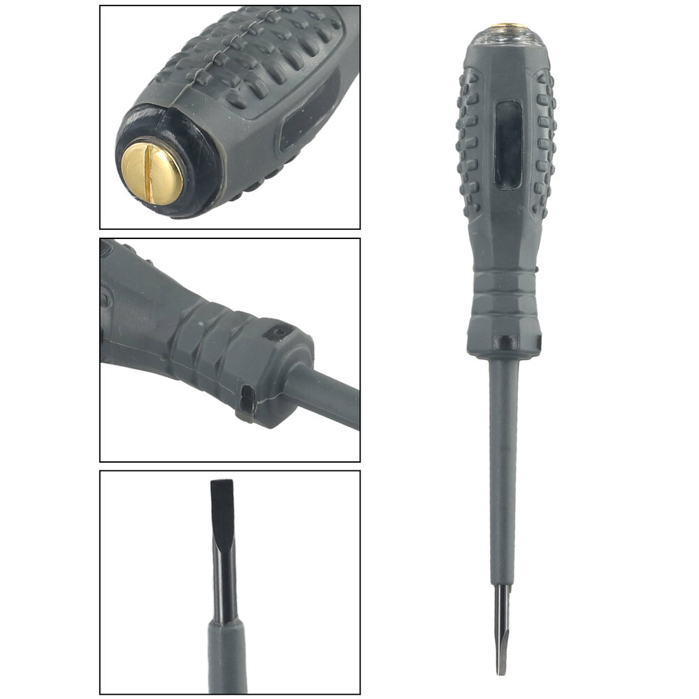 하이라이트 테스터 전기 펜 25mm 길이 배터리 작동 더블 컬러 라이트 하이 토크 슬롯 크로스 비트 ABS 플라