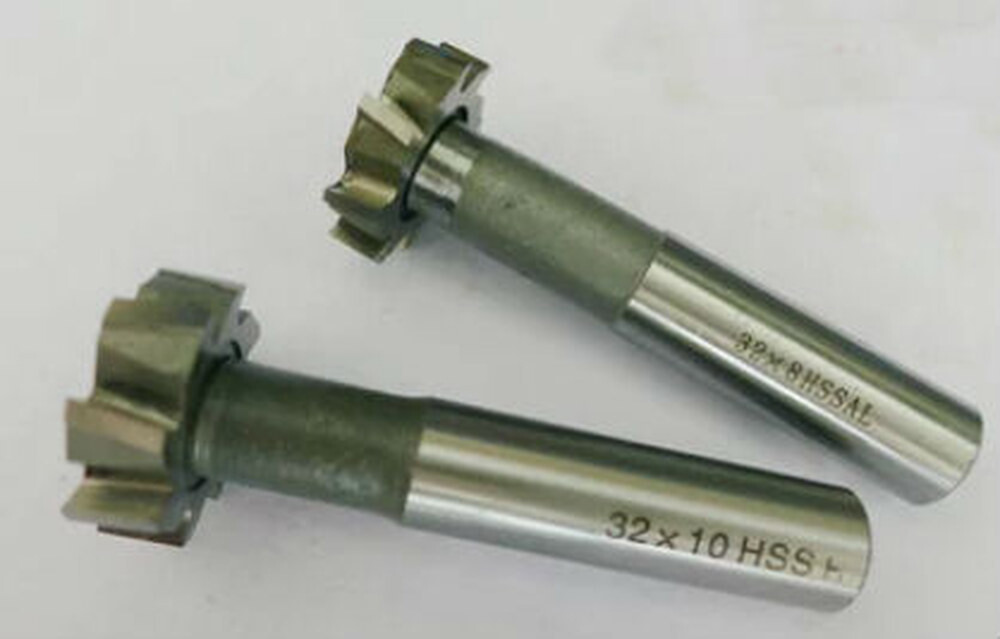 무료 배송 새로운 28mm x 10mm 절단 도구 16mm 스트레이트 생크 8 플루트 HSS T 슬롯 엔드 밀 유형 밀링