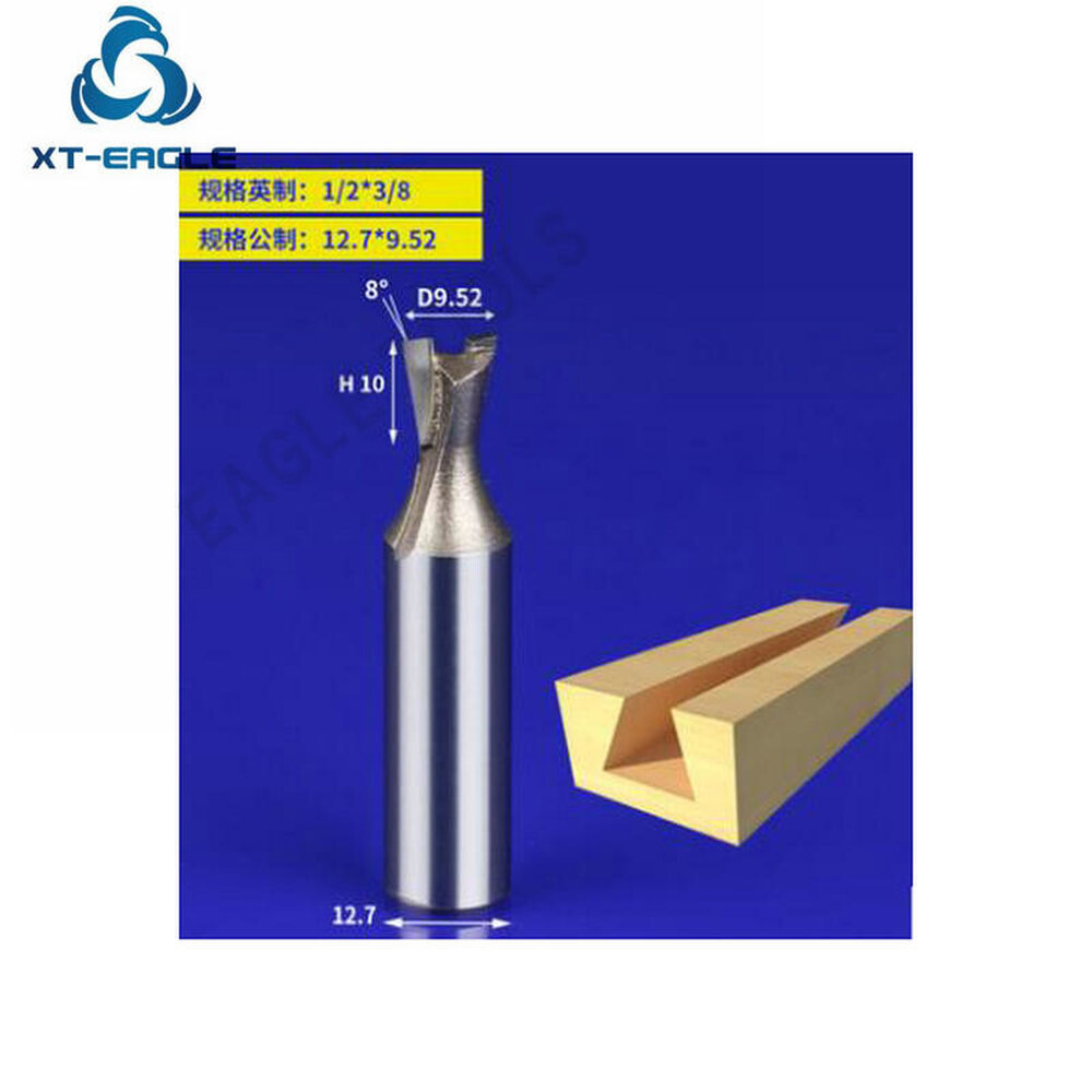무료 배송 12.7mm  3/4 5/8 1/2 3/8 5/16mm 인치 더브테일 슬롯 밀링 커터 목공