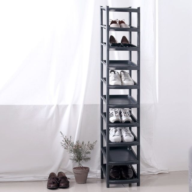 데코즈인 슬림 신발정리대 10단(블랙)