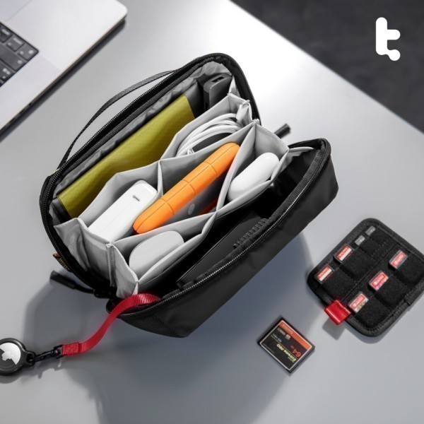 [오늘출발] 탐탁 T13 네비게이터 액세서리 파우치 (마우스 충전기 보조배터리 외장하드 케이블 케이스)