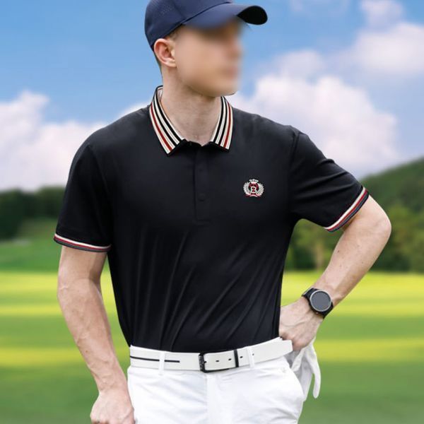 남자 여름 반팔 카라 냉감 티셔츠 골프 웨어 쿨론 남성 PK 추천 스타일 패션 골프 트렌드 신사 사무실 오피