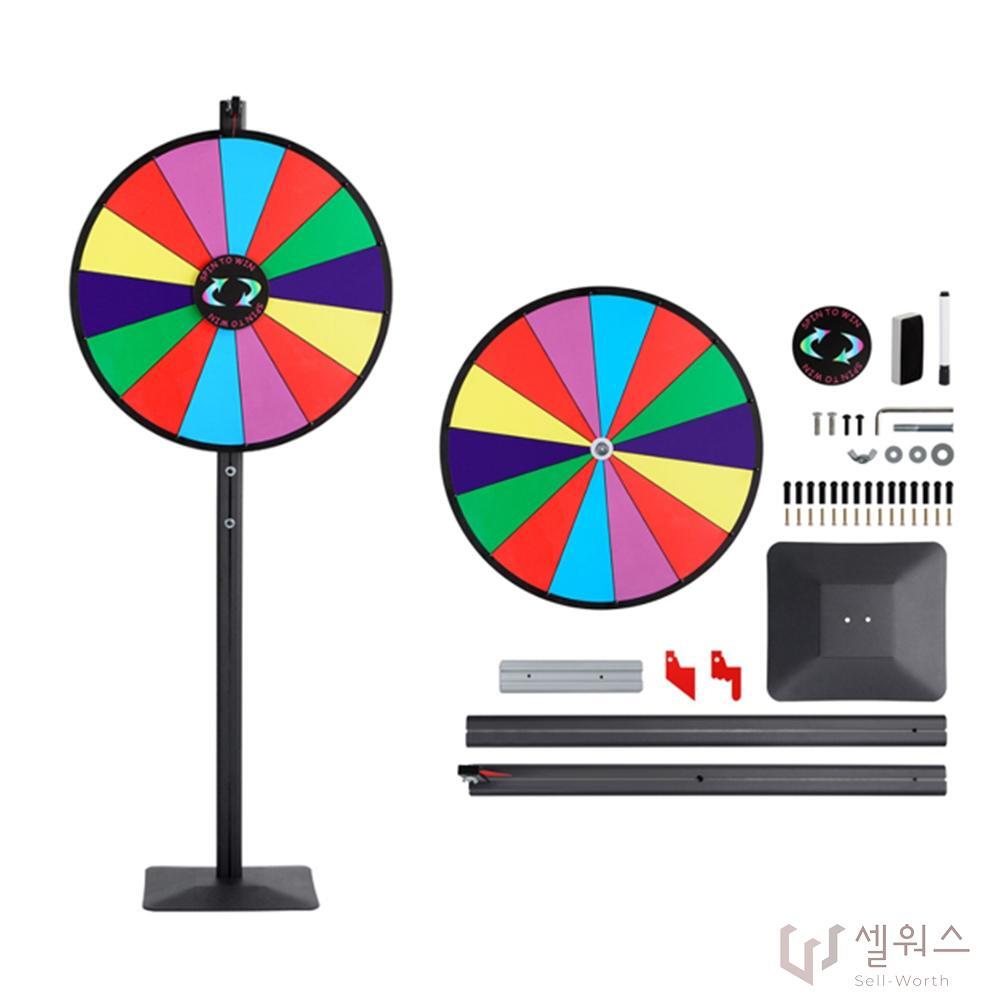 [오늘출발]룰렛 게임기 레크레이션 용품 도구 행사용 돌림판