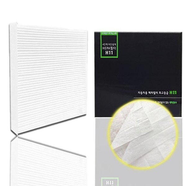 차량용품 국내산 헤파H11 초미세 에어컨필터 렉스턴G4 17.04~