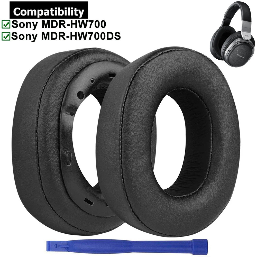 [호환] 1 쌍 교체 Earpads 귀 패드 쿠션 컵 커버 소니 호환 MDR-HW700 MDR-HW700DS MDR HW700 HW700DS 헤드폰