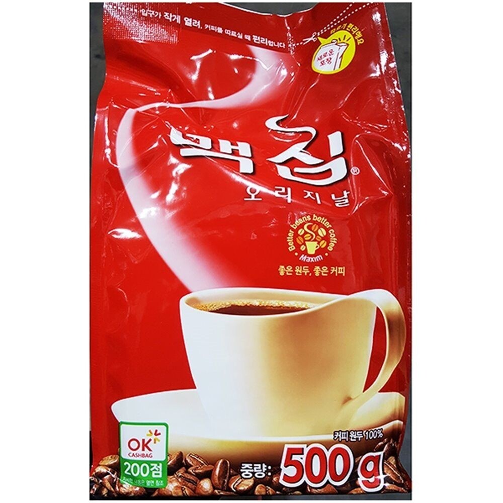 [동서식품][오늘출발] 맥심 맥심커피(오리지날 500g)/사무실커피믹스/커피스틱/스틱커피/가정용커피믹스/커피믹스/탕비실커피믹스