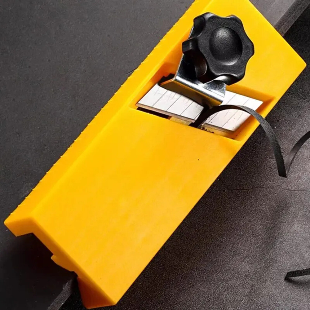 대패  목공 플래너 석고 보드 V Chamfer Bevel 더블 슬롯 45 도 트리밍 도구 비행기 수동 직각 장치