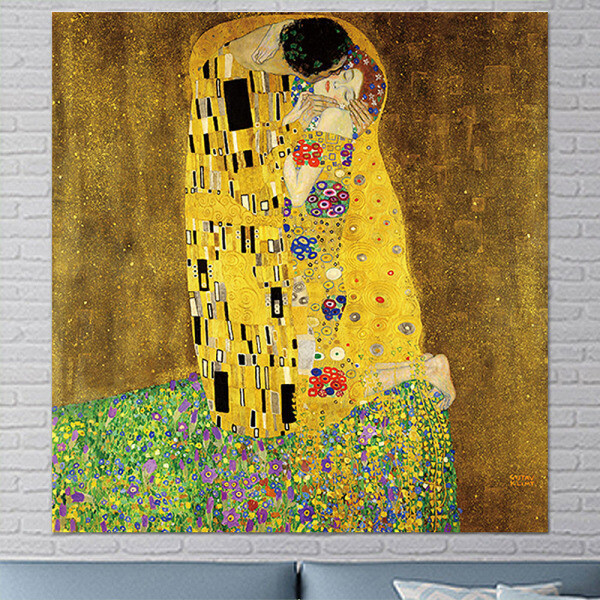 [신원액자랜드][오늘출발] 신원액자 61X61cm 클림트 기획전 명화 그림 캔버스 액자 키스 외 9종 방 홈 집 카페 병원 회사 대형 인테리어